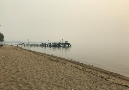 Smokey Okanagan Lake